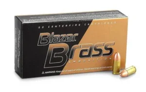 Blazer Brass 9mm .124gr, FMJ (500 rounds).