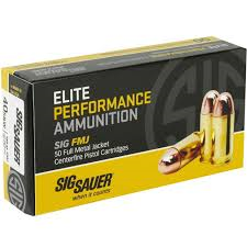 Sig Sauer Elite Performance FMJ handgun Ammunition