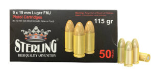 Sterling HQ Ammo 115gr (500 Rounds)