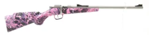 Henry H005MG Mini Bolt Youth Rifle, Stainless, Muddy Girl Camo