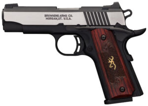 Browning 1911-380 Black Label Medallion Pro Compact Single .380 ACP, 3.625″, Stainless Steel