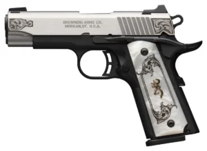 Browning 1911-380, Medallion Stainless Engraved .380 ACP, 3.625″