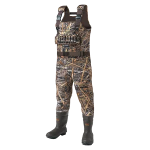 Tidewe Hunting Wader 5mm Neoprene Chest Waders with Rubber Boots