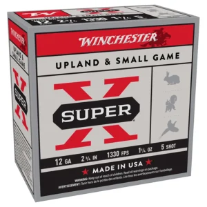 Winchester Super X Shotgun Ammo #5 – 1.25 oz HB 12 ga (125 rounds)