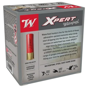 Winchester Super X HV Shotgun Ammo #2 Steel Shot 1-1/4 oz 12 ga (125 rounds)