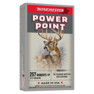 Winchester Super X Power-Point Rifle Ammunition 257 Roberts +P 117GR (100 rounds)