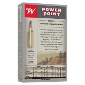 Winchester Super X Power-Point Rifle Ammunition 257 Roberts +P 117GR (100 rounds)