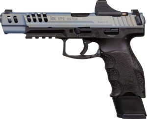 Heckler & Koch VP9 Match 9mm, Northern Lights Slide, Holosun SCS Reflex Sight 5.51″ bbl