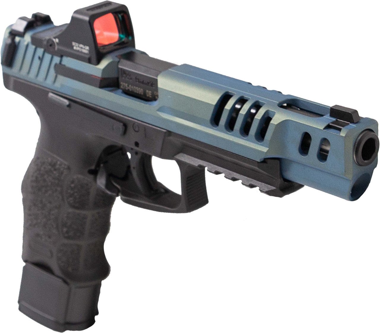 Heckler & Koch VP9 Match 9mm, Northern Lights Slide, Holosun SCS Reflex Sight 5.51" bbl - Image 4